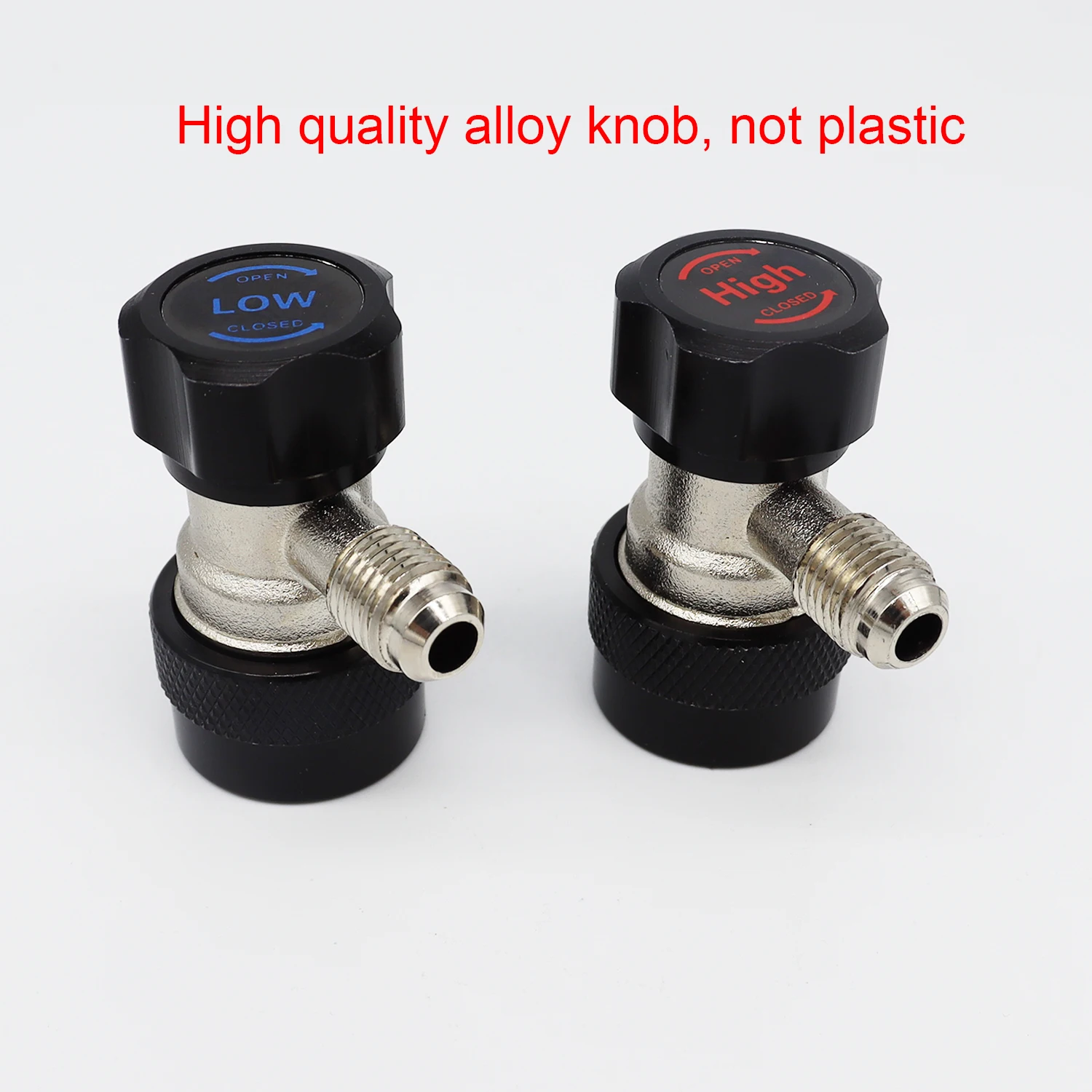 R134A NEUE A/C AC Kompressor R-134A Manuelle Schnell Koppler Adapter Klimaanlage 1/4 SAE Anschlüsse Zubehör – Detail 5