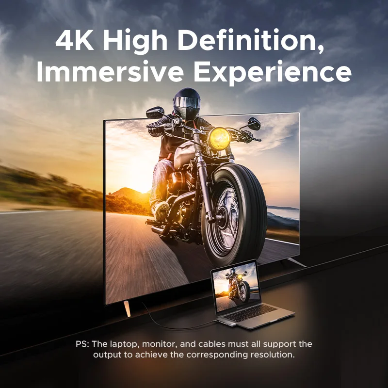 UGREEN USB-C HUB 6-in-2 Type-C to 4K HDMI Thunderbolt 3 USB3.0 SD&TF Adapter for MacBook Pro Air Docking Station USB-C Splitter