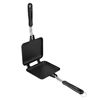 Grilled Sandwich Panini Maker,Bread Toast Breakfast Machine,Hot Sandwich Pan,Nonstick Aluminum Flip Pan,Kitchen Tool 1