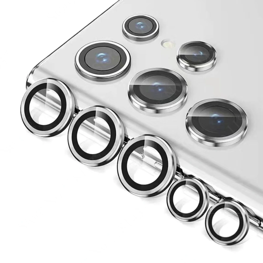 For Samsung Galaxy S22 Ultra Camera Lens Protector Aluminum Alloy Metal Tempered Glass Camera film For S22ultra S22 acce_voghion.com