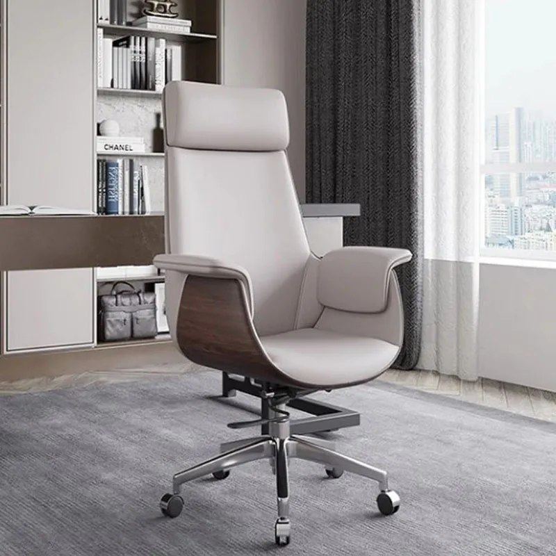 Rotating Design Office Chair Mobile Luxury Wheels Reception Rotating Nordic Office Chair Ergonomic Silla Oficinas Furnitures