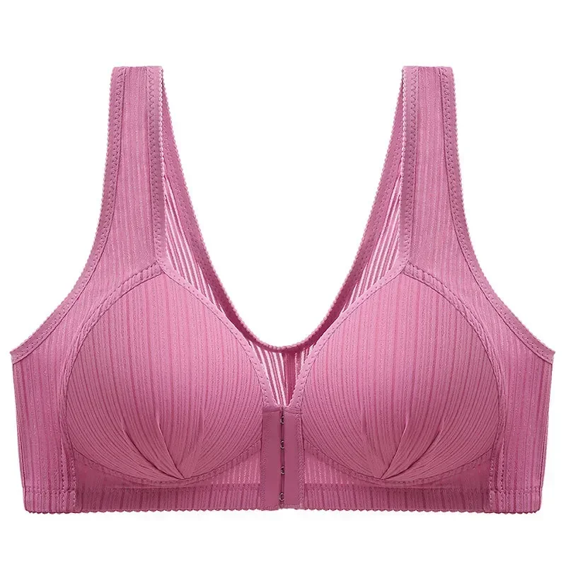 

Ring Steel Calcinha Up For Without Shipping Middle-aged Women Free Size Feminina Front Push Bra Large Underwear Buckle Female