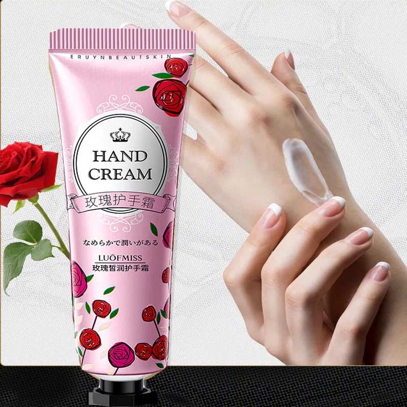 

Rose Moisturizing Hand Cream Fragrance Repair Hydrating Anti Cracking Hand Care Soft Tender Whitening Hand Skin Care Winter