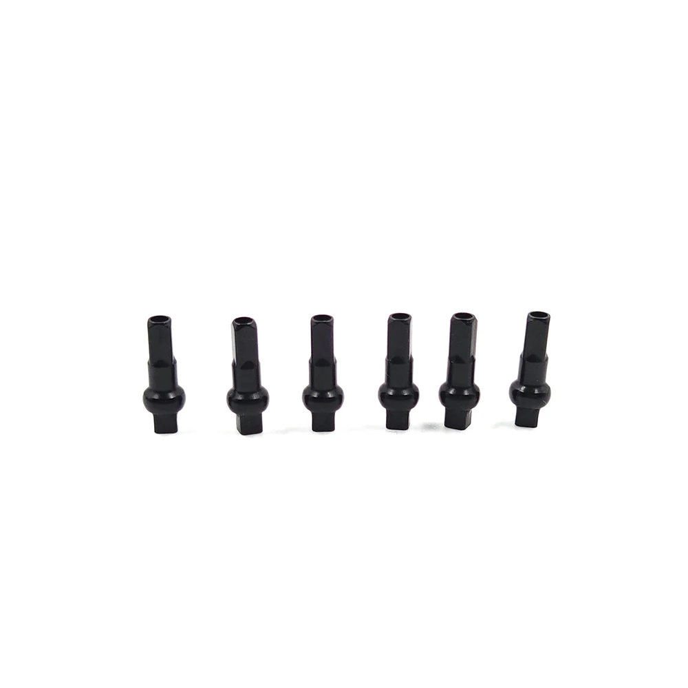 Bicycle Parts Bike Spokes Nipples Pillar DSN Nipples for 14.4mm 16mm 18mm High Strength Aluminum Alloy Nipples 14G Spoke Black MTB Road Bike Spoke