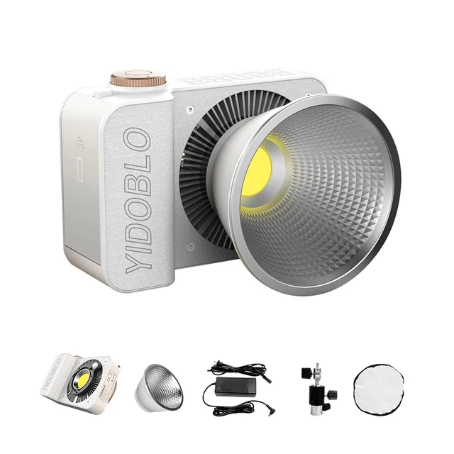 Portable Video Light 100W Photography Lighting 2700K-7500K Mini COB Continuous Output Lighting Spotlight for Photo Studio 8