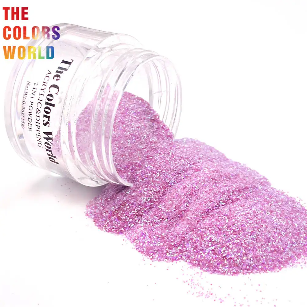 TCT-778 15g Nail Art Acrylic Powder Mixed Mermaid Hexagon Fine Glitter Powder For Nails Extended Builder Sculpture Gel Polish 5