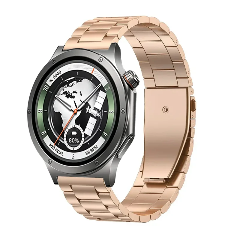 Enhanced Metal Strap for Smartwatches - 18mm 20mm 22mm, Comfortable Replaceable Wristband