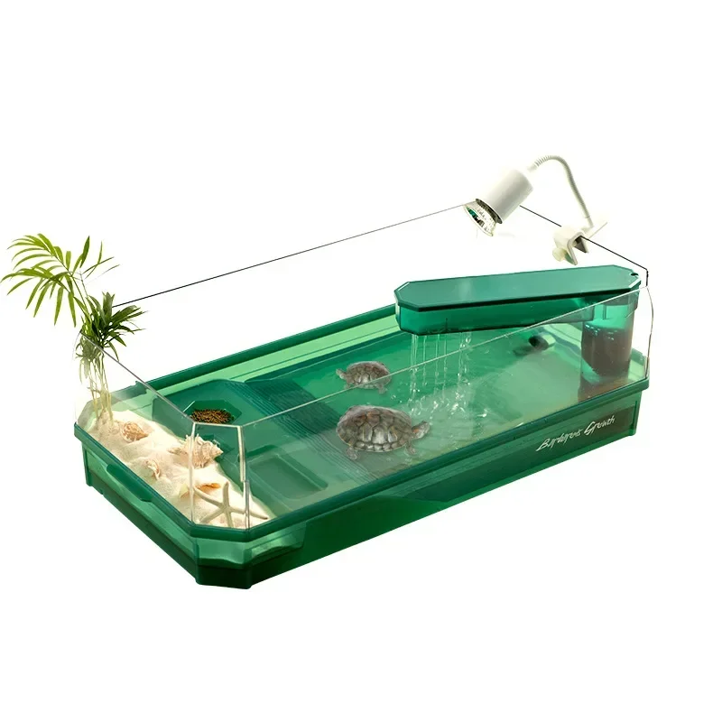 

Area Feed Reptile Rainforest Breed Tank Turtle Swim Habitat Landscaping Simulation Container House Detachable