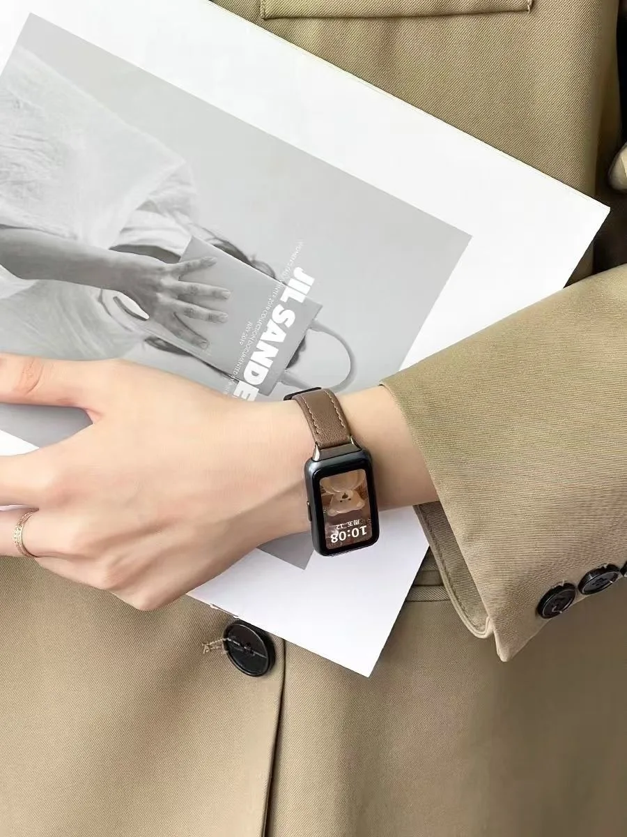 Magnetic Folding Buckle Leather Strap - Sport Bracelet Replacement Wristband