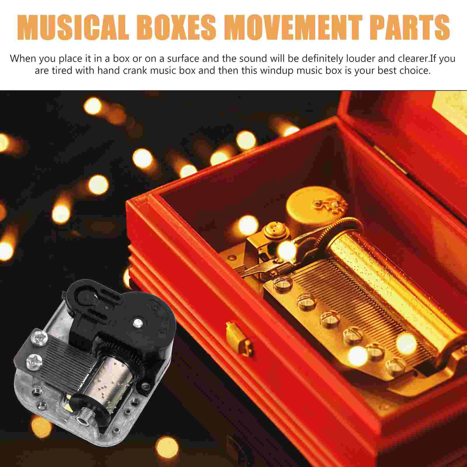 Mini Clockwork Mechanism Music Boxes Musical Movement Diy Box Windup Sound Home Decor Craft Replacement Parts Music Box Kits