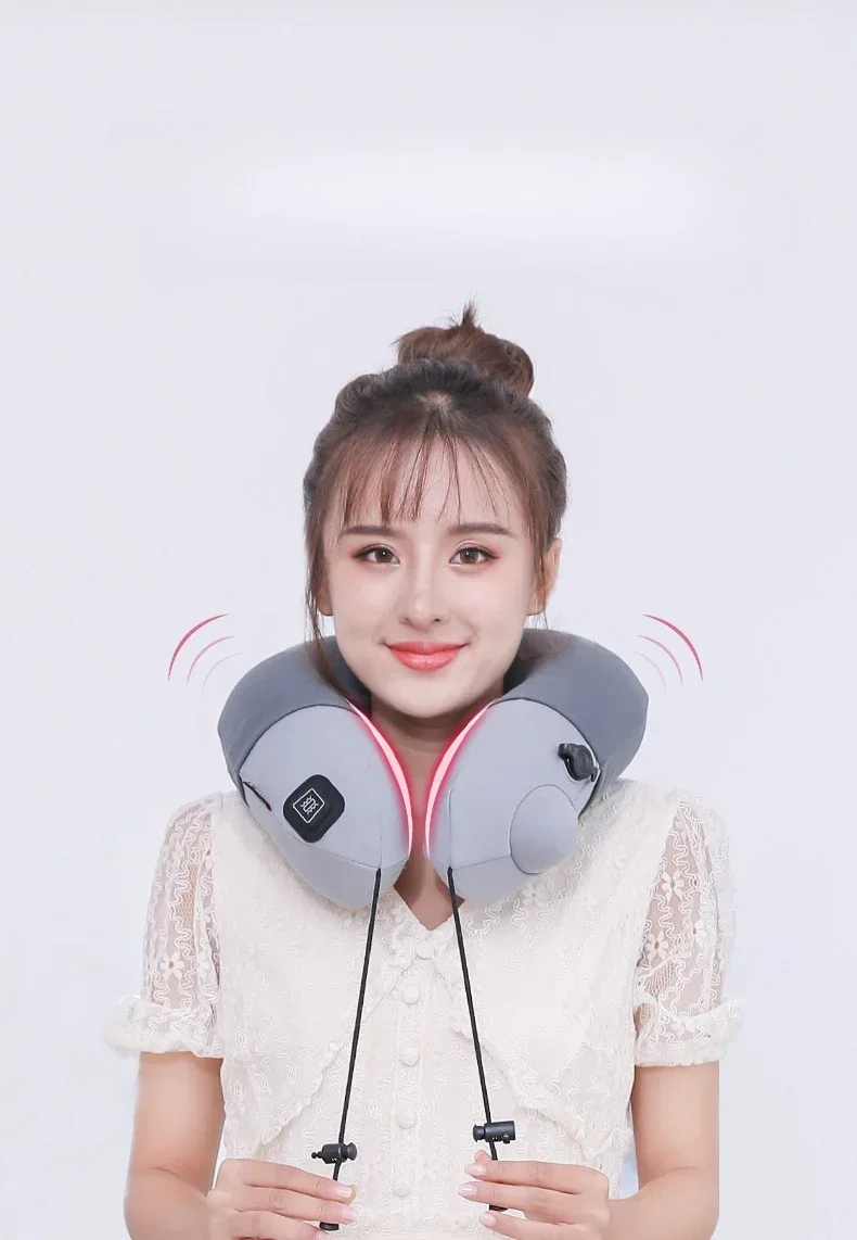 뷰티 자동차 여행 홈 마사지 베개, 전기 마사지 베개, 목 어깨 등 마사지기