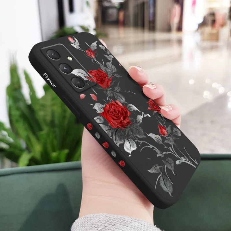 Graceful Rose Design Phone Case Cover
