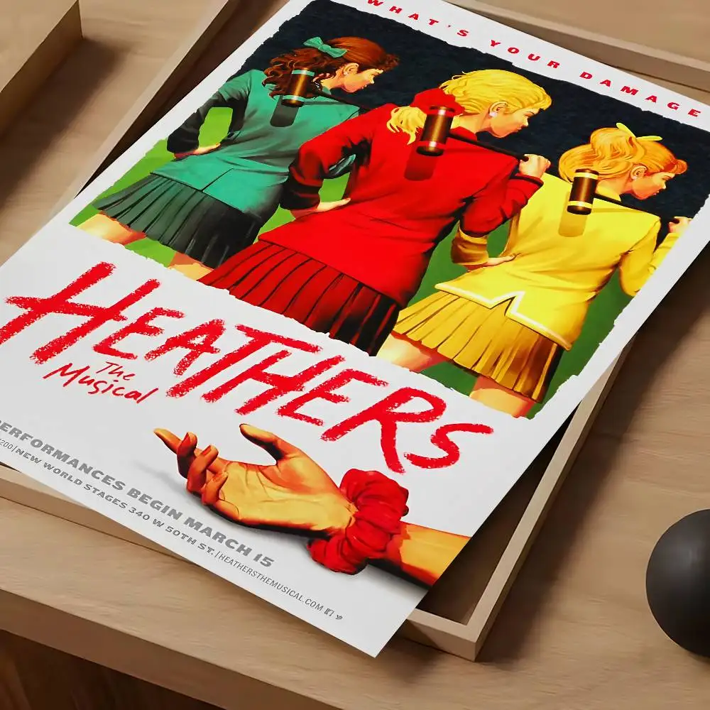 Teenager Musical H-Heathers Poster, wasserdicht, Vintage-Filmposter, hochwertiger Wandkunstdruck für Raumdekoration, Geschenk – Detail 16