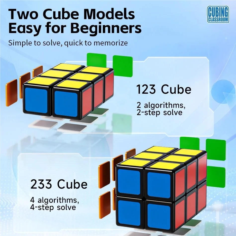 Speed Cube Magic Cube Puzzle Puzzle Cube Educational Toys Magic Puzzle Toy Puzzle Toys MoYu 1x2x3 2x2x3 Magic Cube for Kids Children