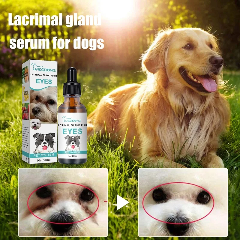 Tear Stain Remover For Dogs Wash Pet Eyedroppings Eye Gum Cleaner Lacrimal Gland Fluid Safe Effect With Essence Mild Ingredients