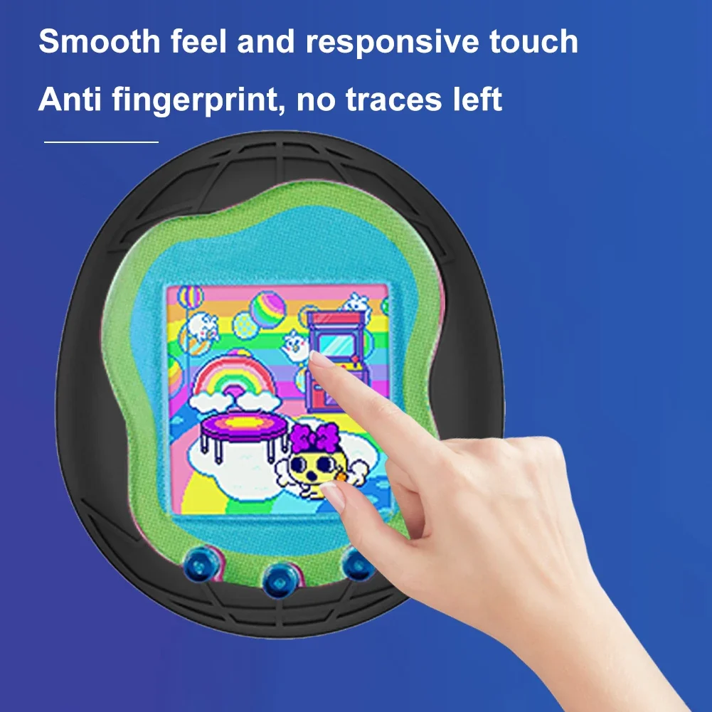 Silicone Case Waterproof Soft Case Cover with Lanyard Shockproof Protective Skin Sleeve Shell Anti-Scratch for Tamagotchi Uni