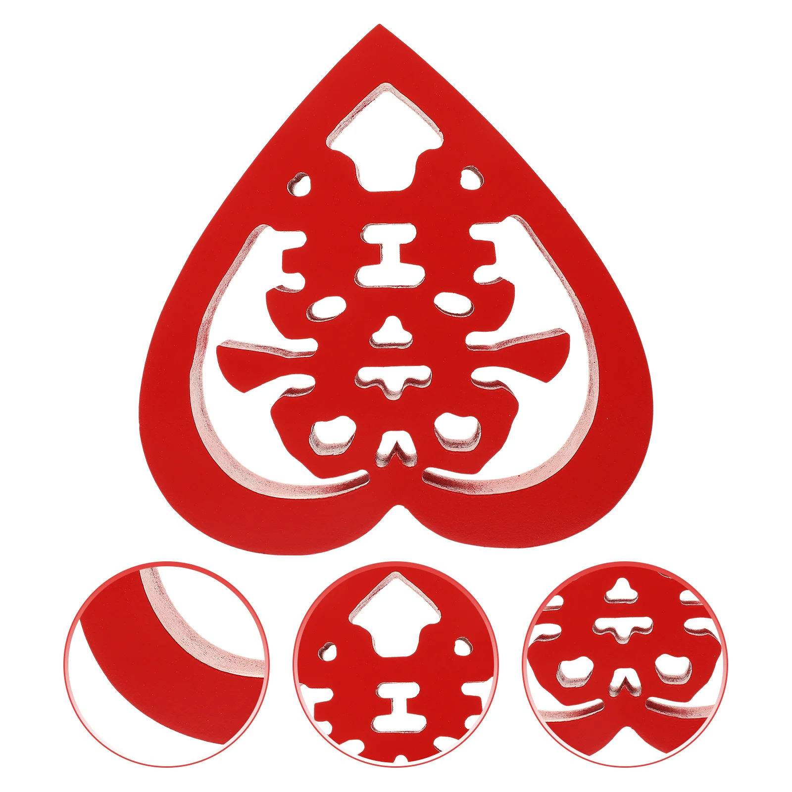 

Lucky Character Decoration Chinese XI Traditional Decorations Wedding Ceremony Dinning Table Red Sign Letter Gift Card
