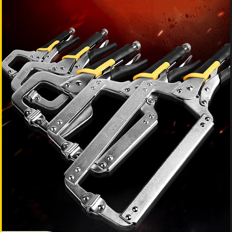 MultifunctionSteelCTypeStrongPliersClipViseGripLockingPlier