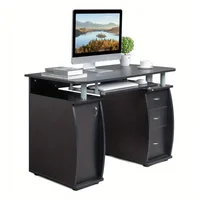 Laptop desk, home office study furniture with 3 drawers 2