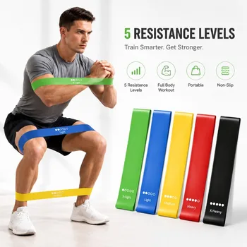 Resistance Bands Set Gym Equipment for Home Fitness Elastic Bands Strength Agility Training Equipment Handy Gym Workout Boxing 1