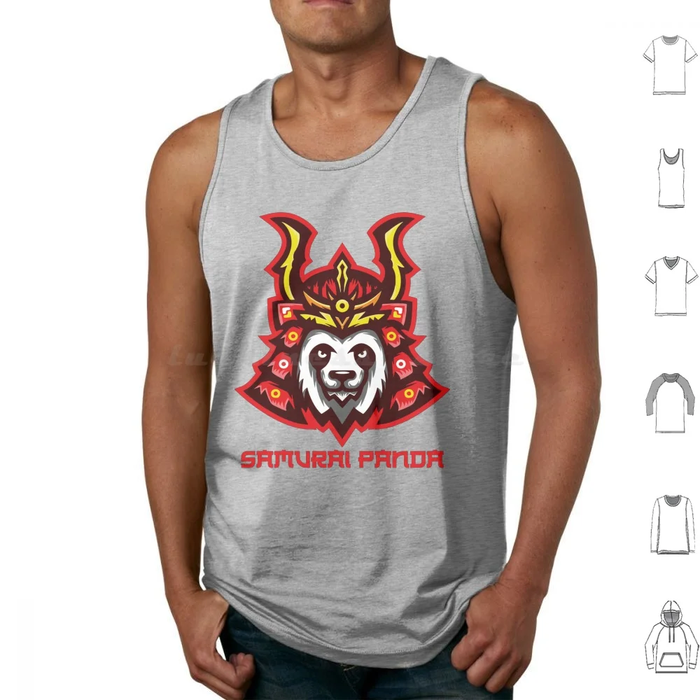 

Panda Tank Tops Print Cotton Panda Ronin Karate Panda Japan Cool New Popular Recent Trending Top Pick Best Seller