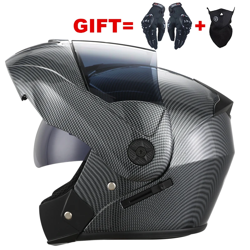 

2021 DOT Motorcycle Flip Up motocross Helmet casco casque moto full face moto Helmet With Inner SunVisor capacetes for motorbike