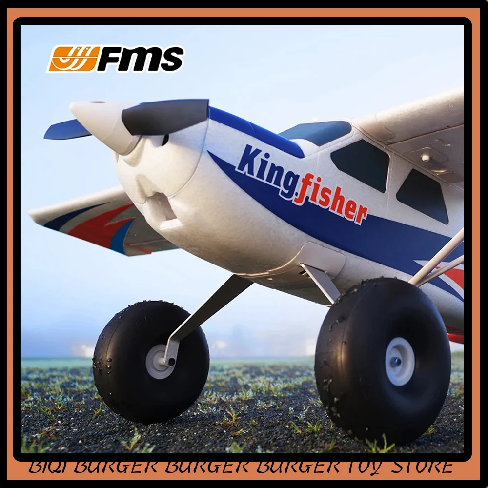 

1400mm FMS Kingfisher RC Aircraft Model Entry Level Radio Controlled Model Fixed Wing Aircraft Trainer Aircraft Collectible Toys