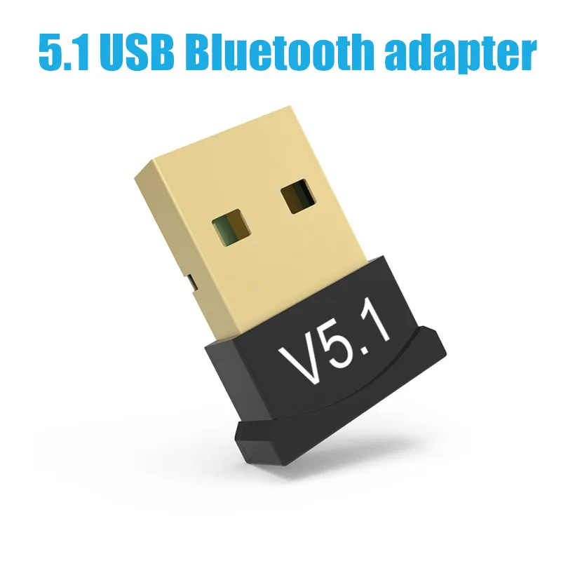 

100 шт. Новый V5.1 беспроводной USB Bluetooth 5,1 адаптер Bluetooth Aux Bluetooth передатчик музыкальный приемник адаптер для ПК ноутбука
