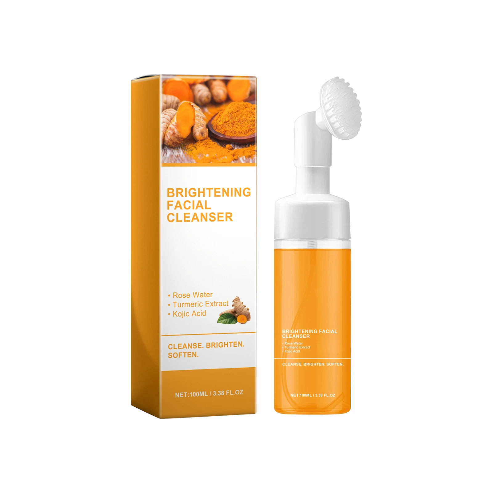 Facial Cleanser Clear Clogged Pores Remove Blackheads Face Wash Deep Cleansing Facial Skin Whitening Moisturizing Oil Control 6