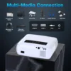 GROVIEW 1080P Projector, 15000 Lux, 490 ANSI, WiFi/Bluetooth, 300'' Screen, 4K Support, Zoom, 5G Sync, HDMI/USB/AV/Smartphone