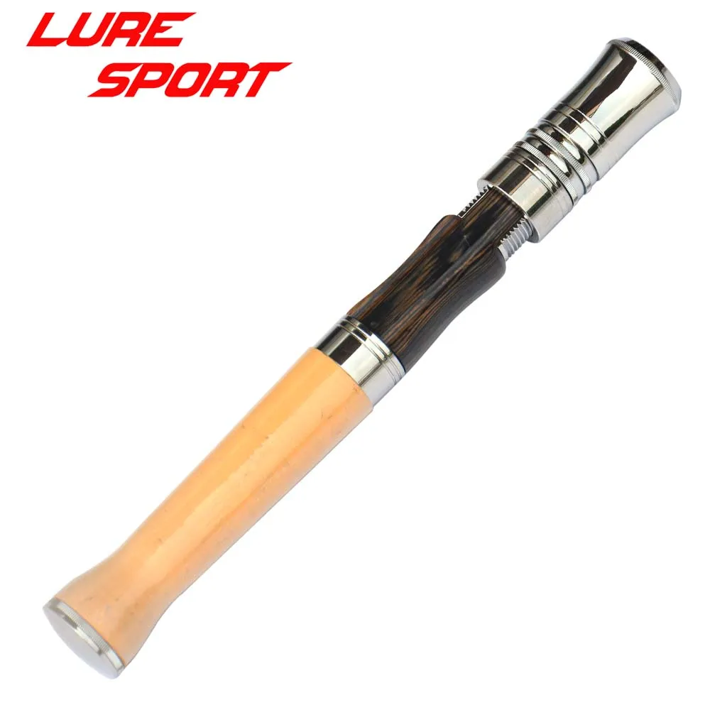 Luresport Aluminum Spinning Reel Seat With Lock Ferrules 10cm Cork Grip