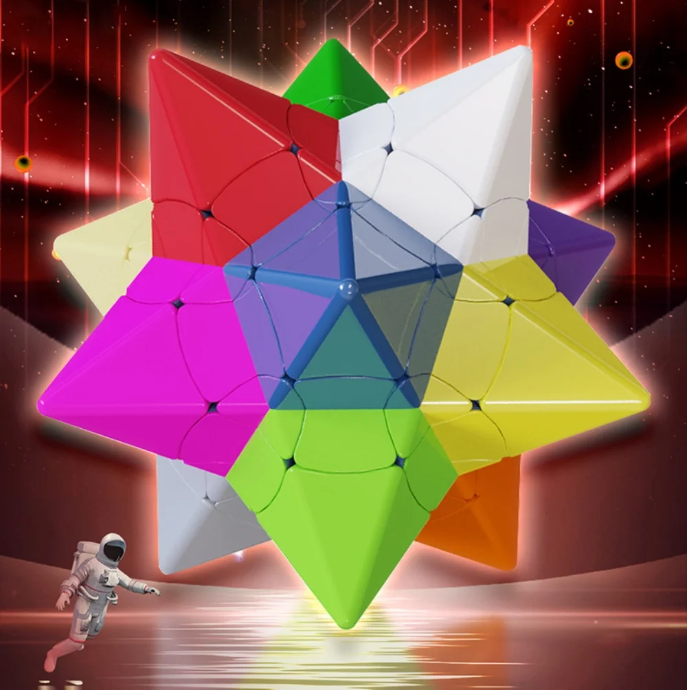 YuXin Interstellar Series Strange Shape 5x5 Megaminxed Dodecahedron Professional Magic Cube Educational toys For Adultional 4