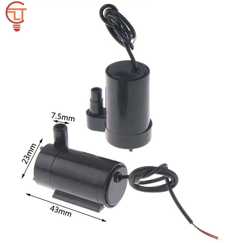 5-12VDC Low Noise Brushless Motor Pump 3L/Min Mini Micro Submersible Water Pump