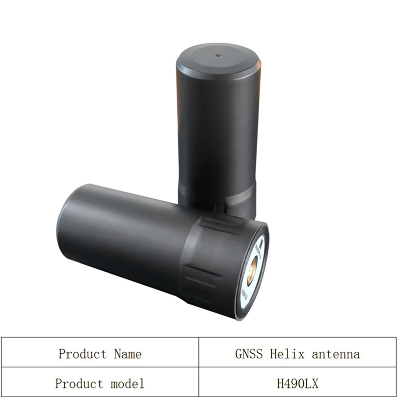Gros plan sur l'antenne GPS GNSS multibande 3dBi montrant le connecteur SMA-J et la base magnétique.