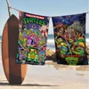 N-Ninja Turtles Big Microfiber Beach Towels Quick Dry Towel Sand Beach Towels Pool Towel for Travel Swim Pool Yoga 4