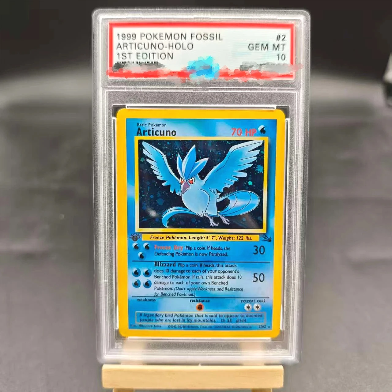 PTCG DIY 등급 카드 1999 1세대 FOSSIL MUK-HOLO 13/62 컬렉션 카드 카피 10포인트 등급 카드 애니메이션 게임 선물 장난감