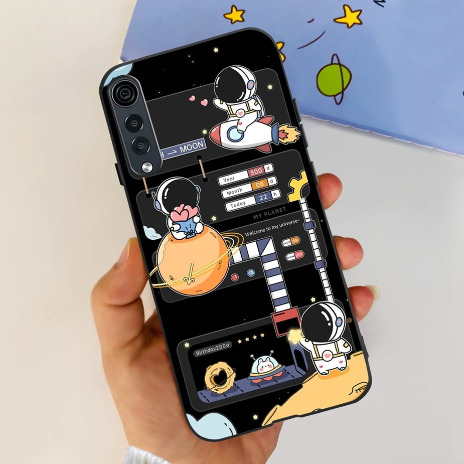 Stylish Painted Silicone Soft Phone Case - 6.8'' Bumper Cover, Compatible with LG Velvet 5G