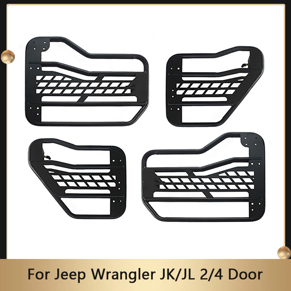 

Steel Tube Half Door With Side View Mirror Fit For Wrangler JK/JL 2/4 Door Car 4X4 Off-Road Accessories