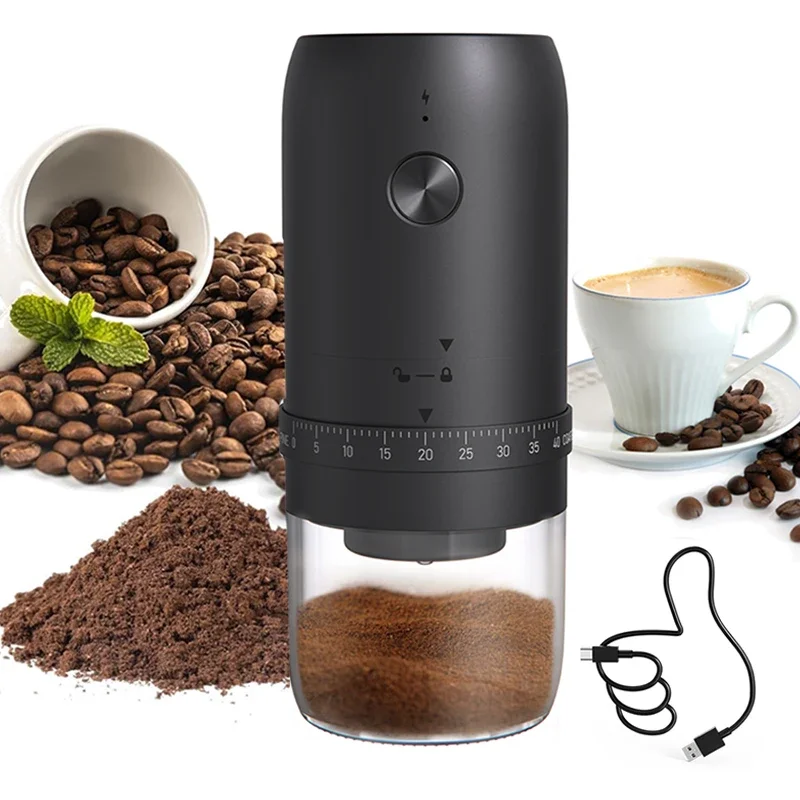 مطحنة قهوة كهربائية USB محمولة
