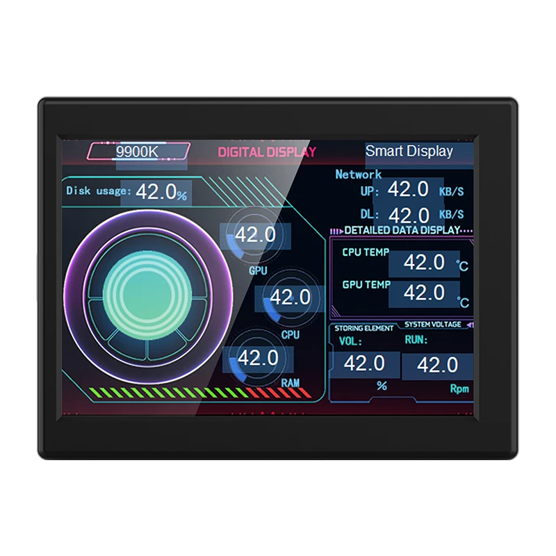 Moniteur Portable 3,5" – Écran Secondaire IPS Pour PC, Tablette, Smartphone (noir)