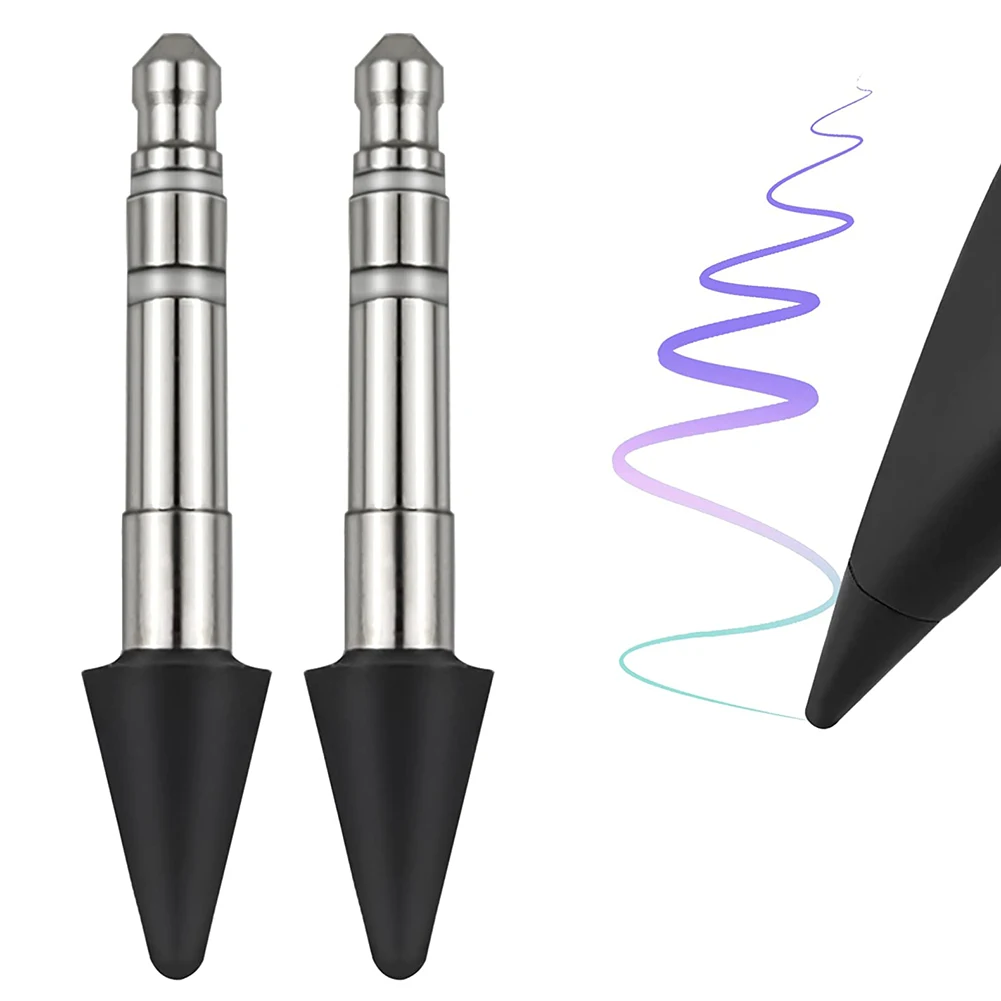 2pcs Capacitive Stylus Tip Replacement 2.5cm Capacitive Stylus Nib Accessories High Sensitivity for Microsoft Surface Slim Pen 2