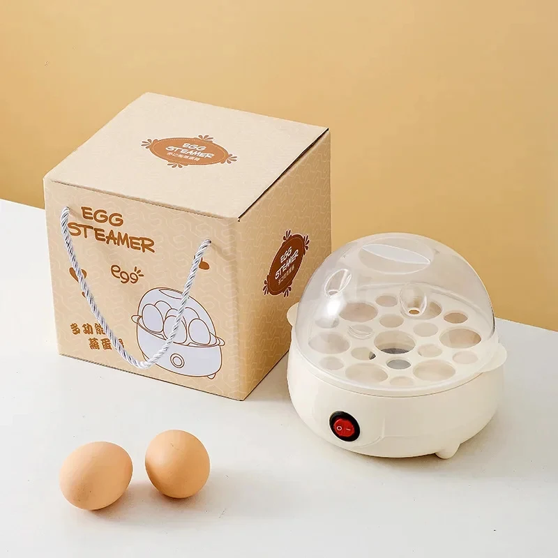 2026New Double Layer Egg Steamer Household Small Portable Automatic Power Off Steamer Kitchen Breakfast Cooking Machine 3