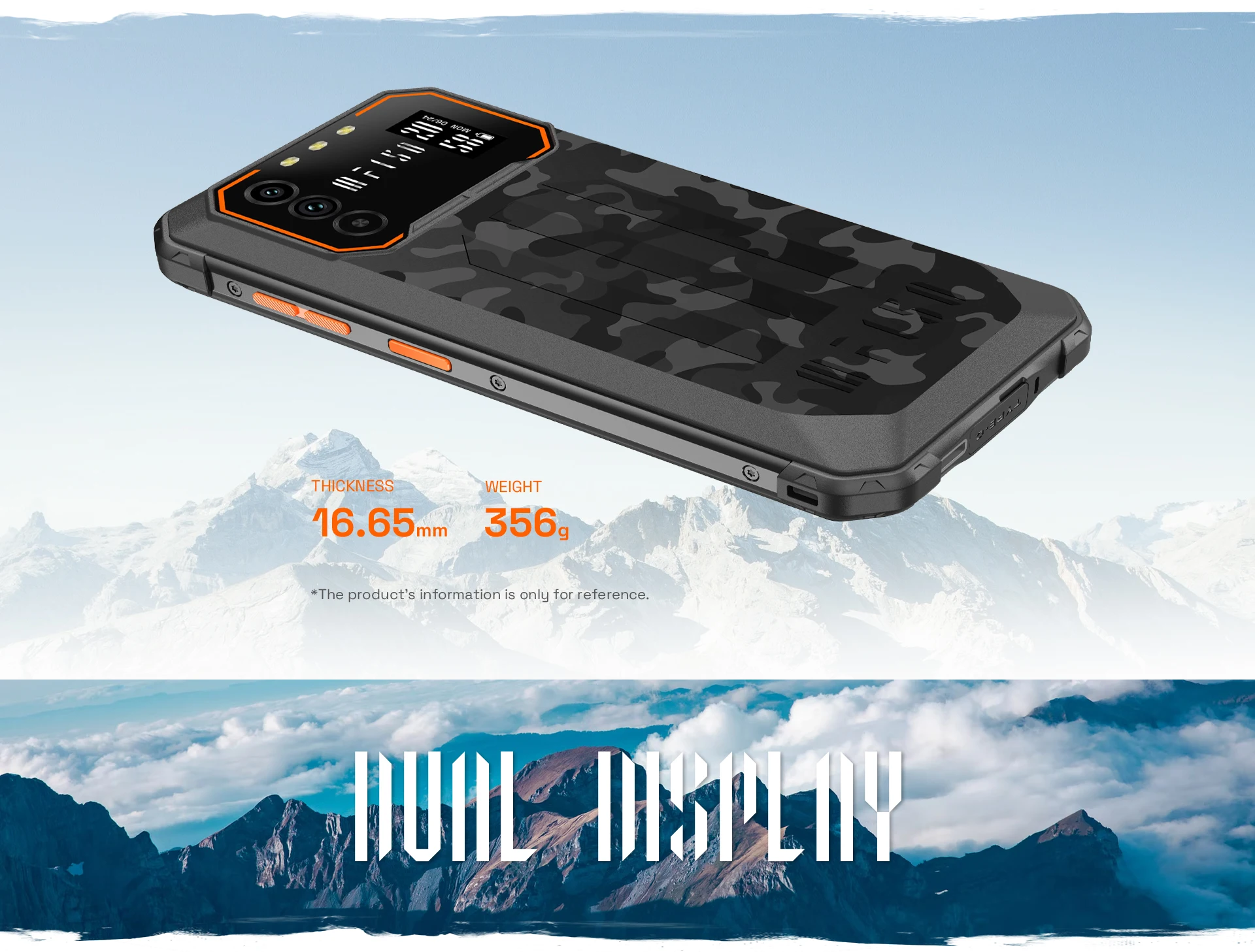 IIIF150 – téléphone portable B1, écran FHD 6.5 pouces, Smartphone robuste, 10000mAh, caméra 20mp, Macro 2mp, Android 12, NFC
