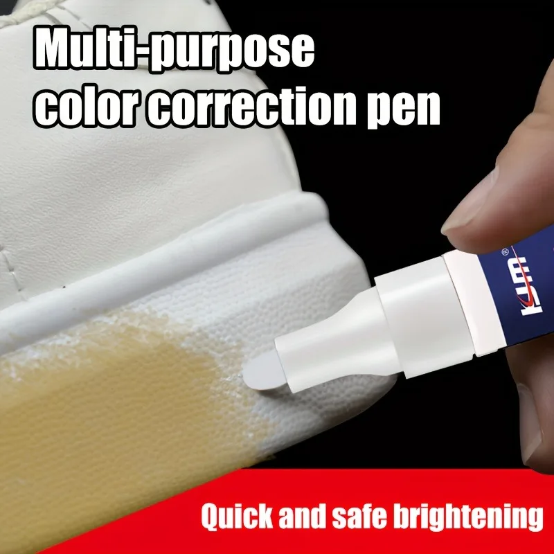 KJM Shoe Repair Paint Pen Waterproof Non-Fading Precise Tip Easy to Use Restores Color for Shoes/Vinyl/Car Seats/Furniture leather paint