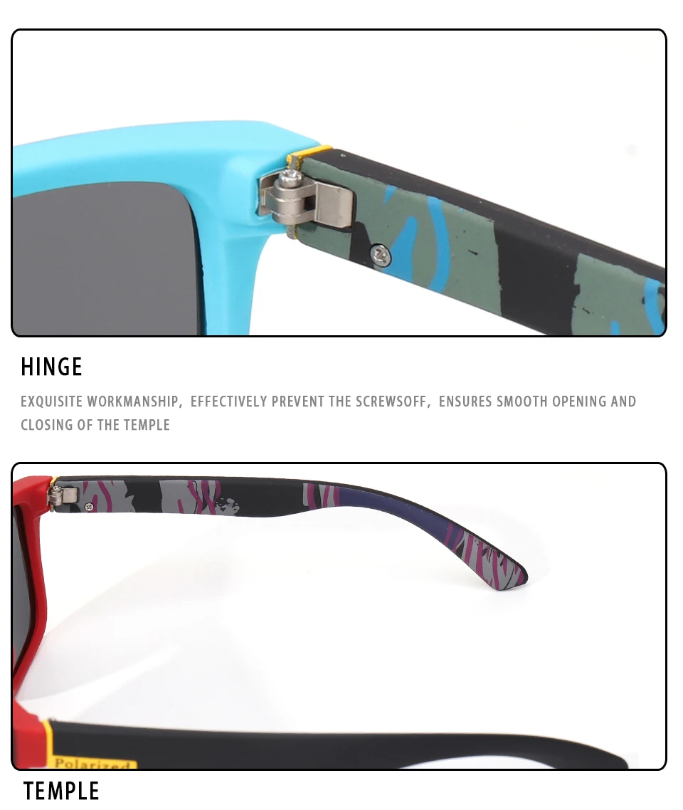 LOISRUBY Brand Design Square Cycling Sunglasses Men Polarized Sun Glasses UV400 Eyewear Women Shades oculos de sol_voghion.com