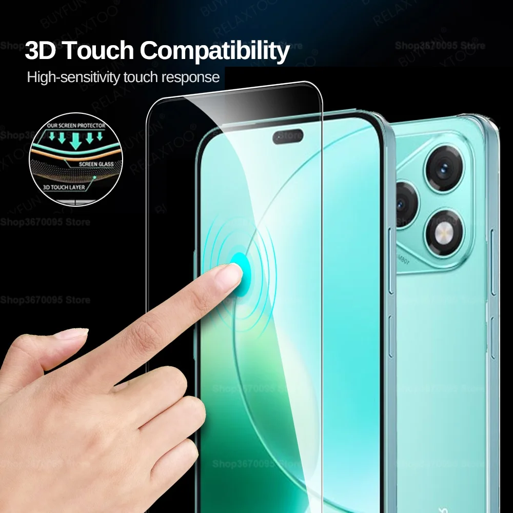 3-Pack Tempered Glass Screen Protectors