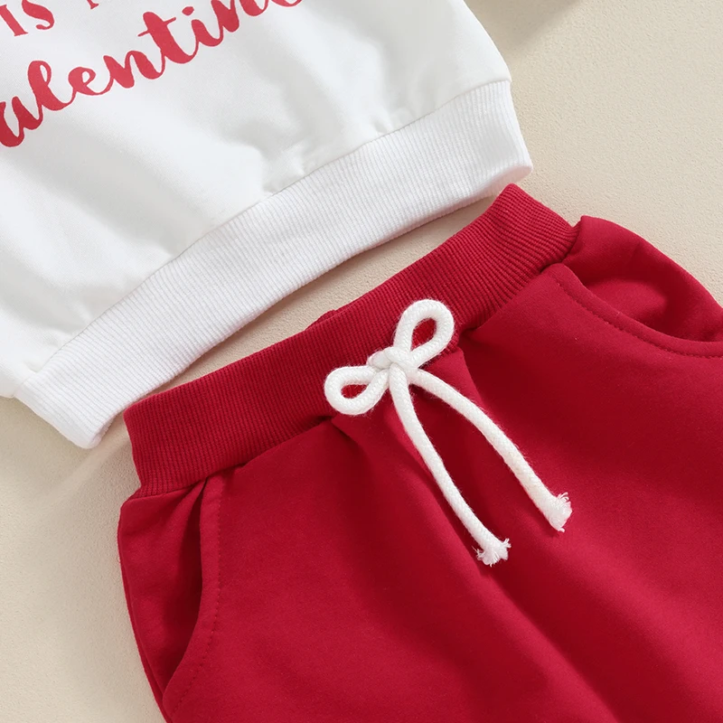 Toddler Boys 2-Piece Outfit Short Sleeve Round Neck Graphic Tee with Drawstring Waist Shorts Summer Clothing Set 2