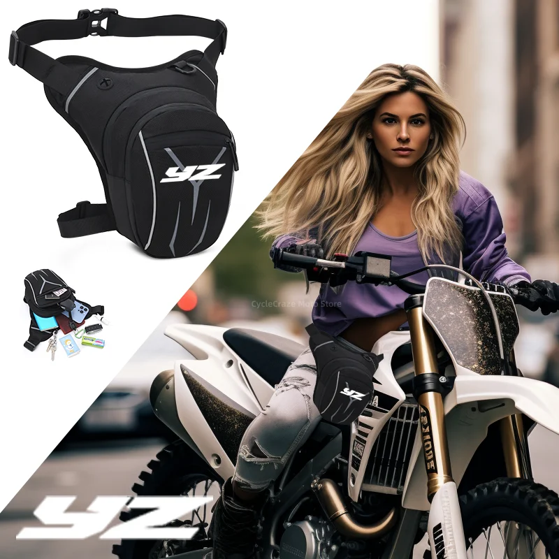 Per Yamaha Yz 125 250F 250Fx 450F 450Fx 250 450 F Fx Moto Impermeabile Goccia Vita Gamba Borsa Coscia Cintura Hip Bum Militare