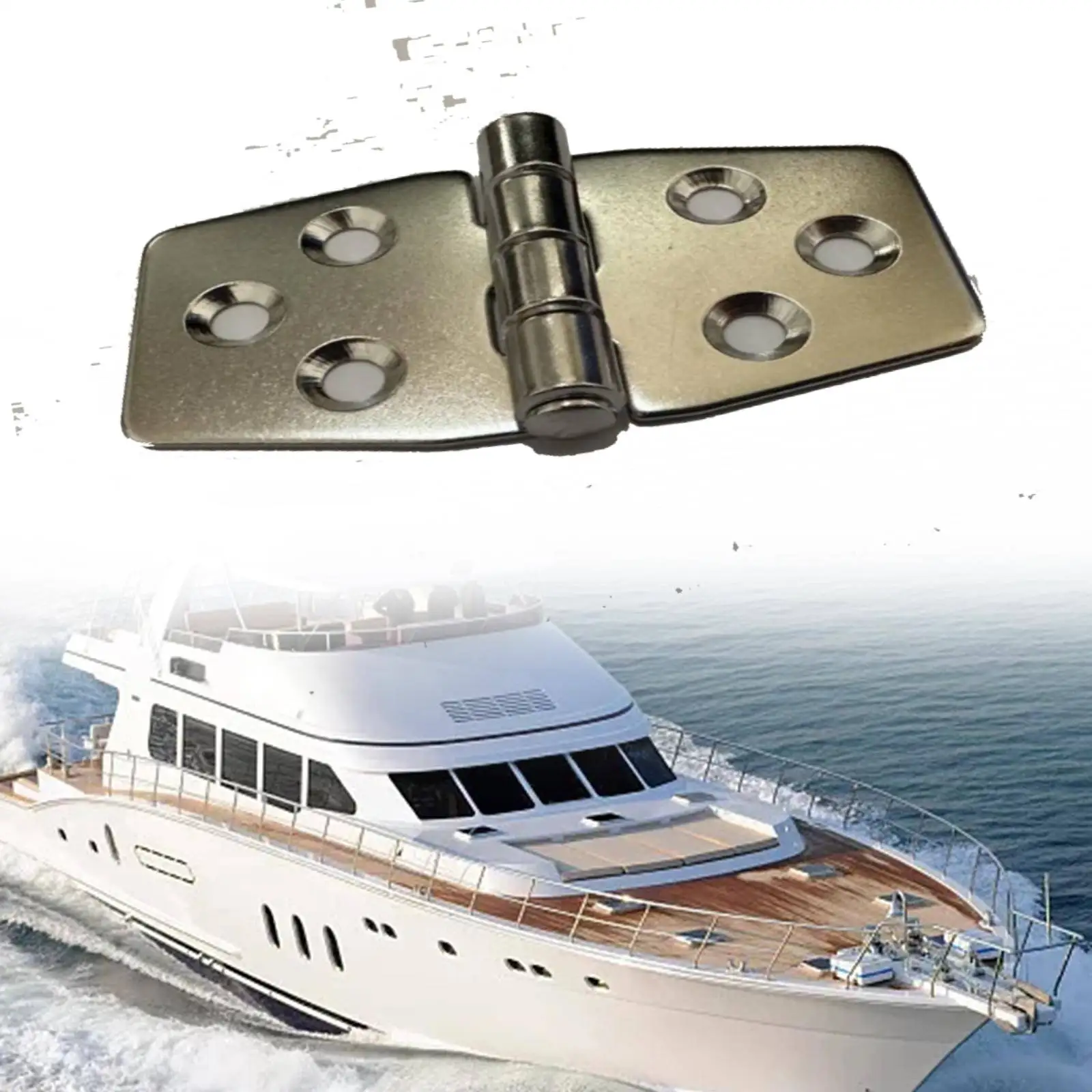 

Boat Strap Hinge Replacement Door Hinge for Yacht Boat Cabinet Door Hinge Marine hatch hinge for locker door RV Frosted surface