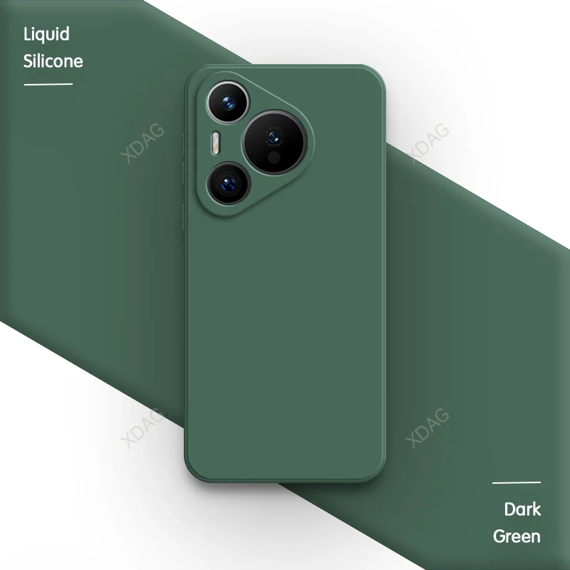 Premium Liquid Silicone Case with Original Camera Protection - Soft Shell Cover